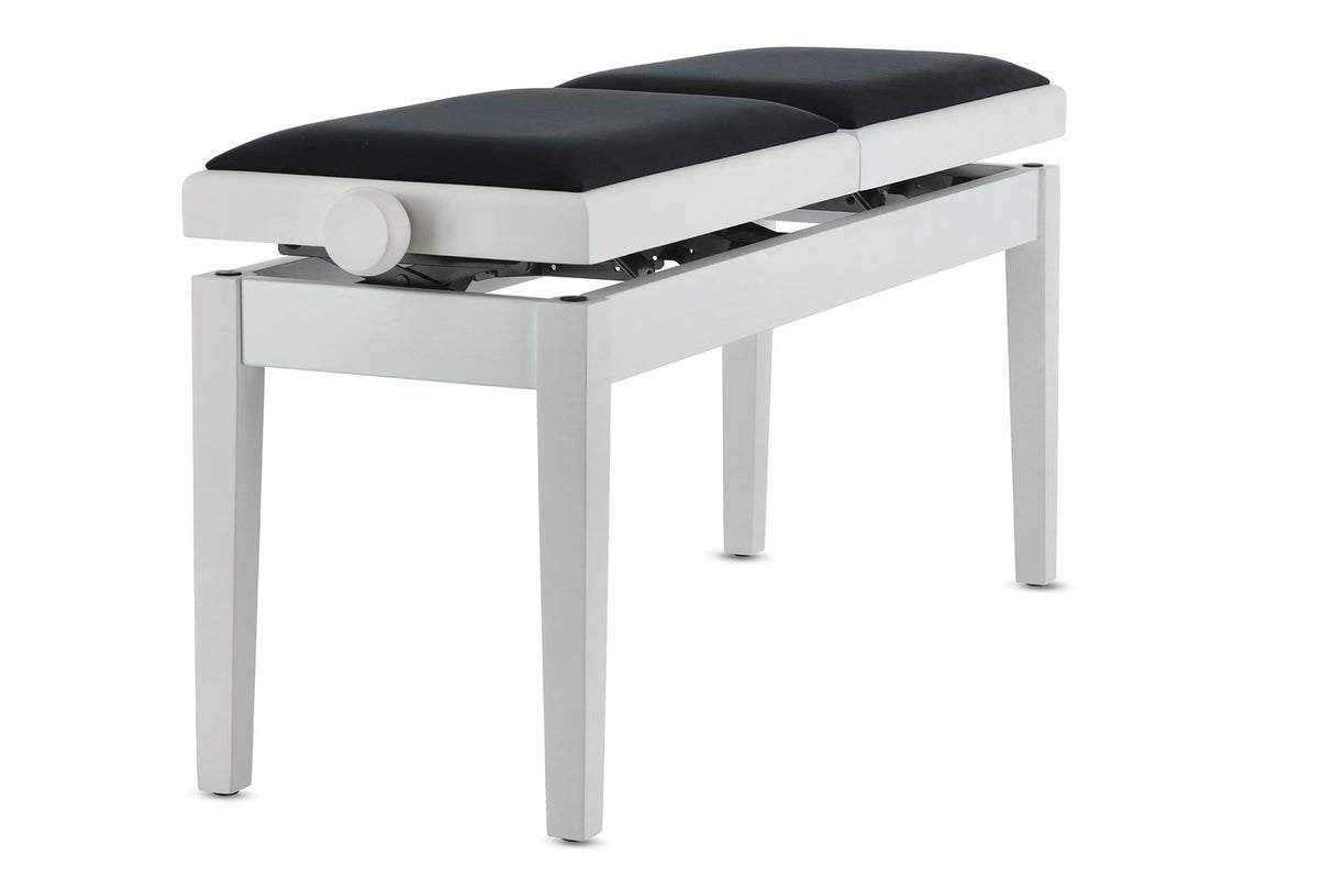 GEWA Piano bench Deluxe Double - White matte