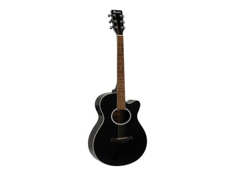 DiMavery AW-400 Western Guitar - Black