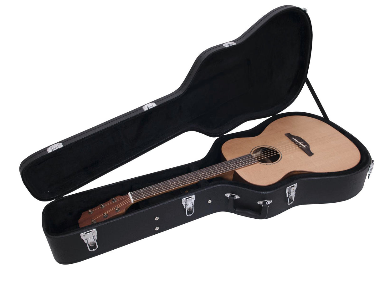 DiMavery Flightcase Western Guitar, Black