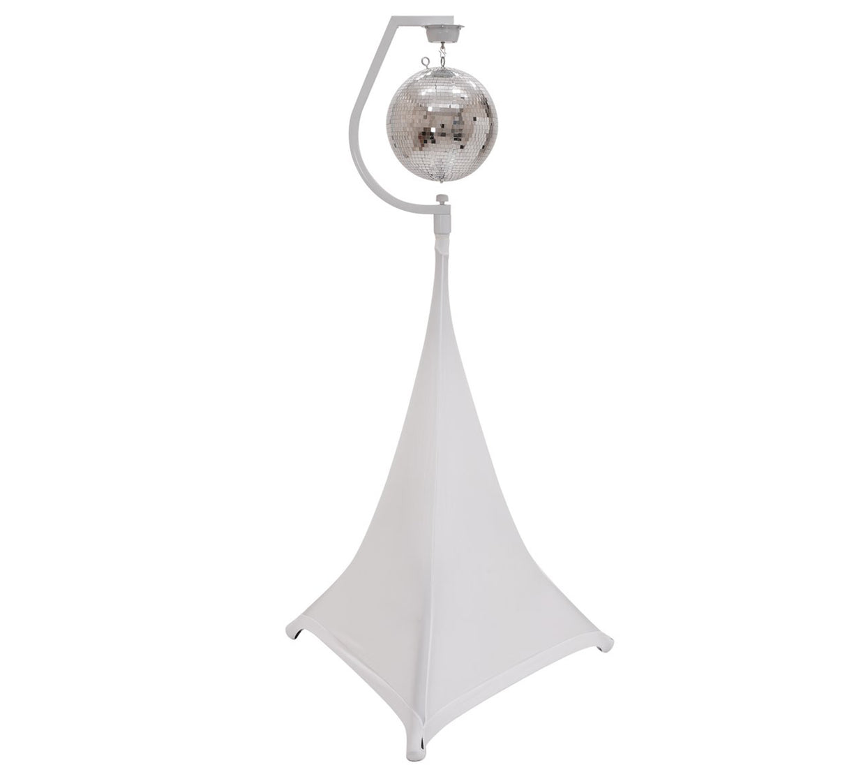 Holder with Motor for Mirror Balls up to 30cm (White)