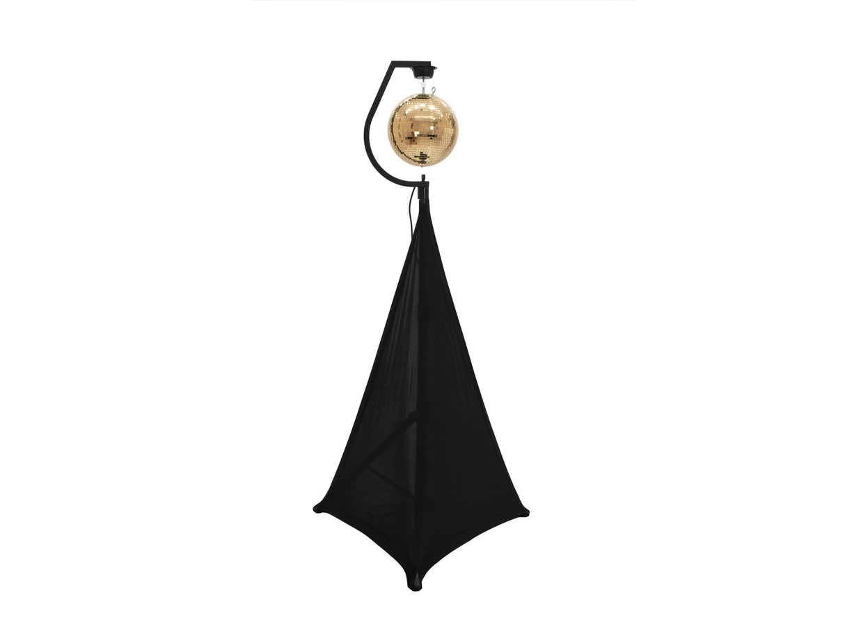 Holder with motor for mirror balls up to 50cm (Black)