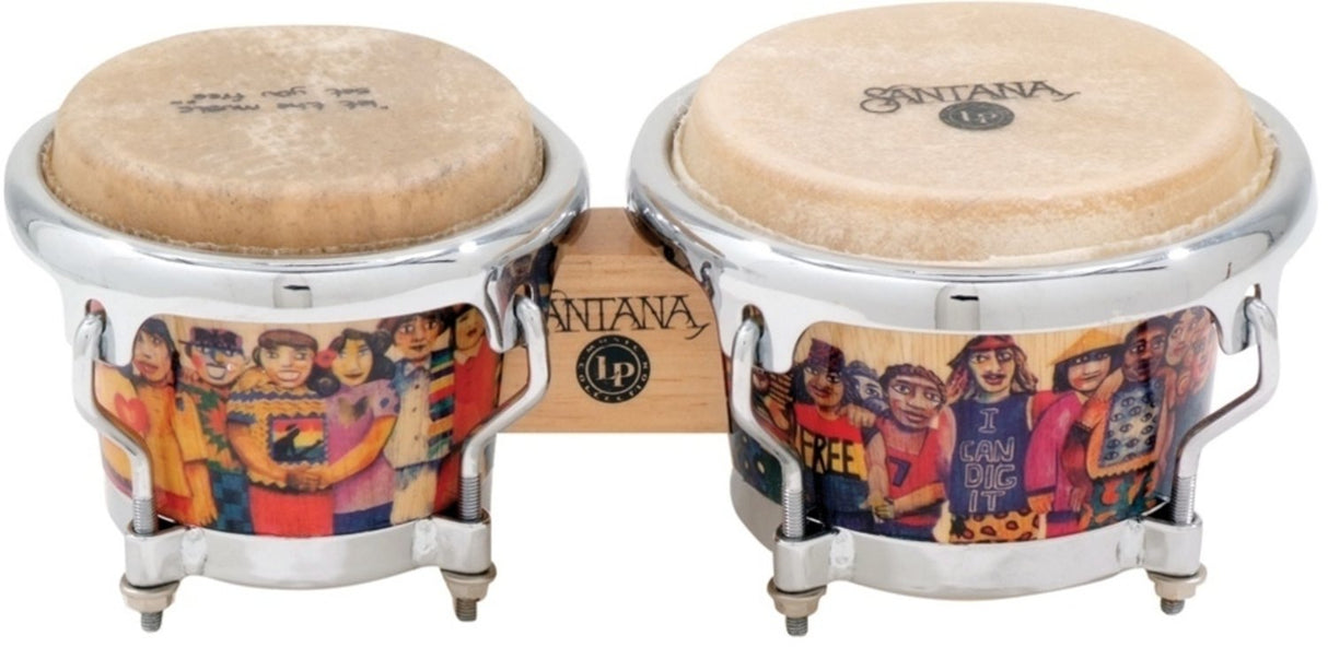 Latin Percussion mini tunable bongo - Santana Mini-Bongos (LPM200-AW)