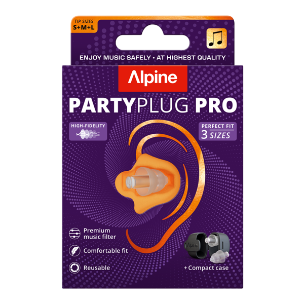 Alpine Partyplug Pro Earplugs 2025 (Clear)