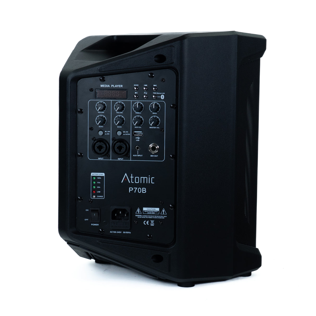 Atomic P70B - Battery speaker/microphone XL bundle