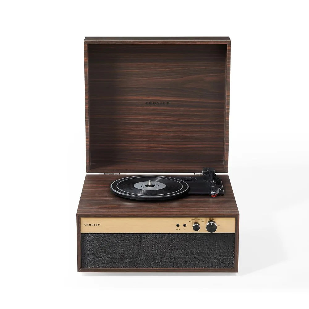 Crosley Jasper retro Turntable, Walnut