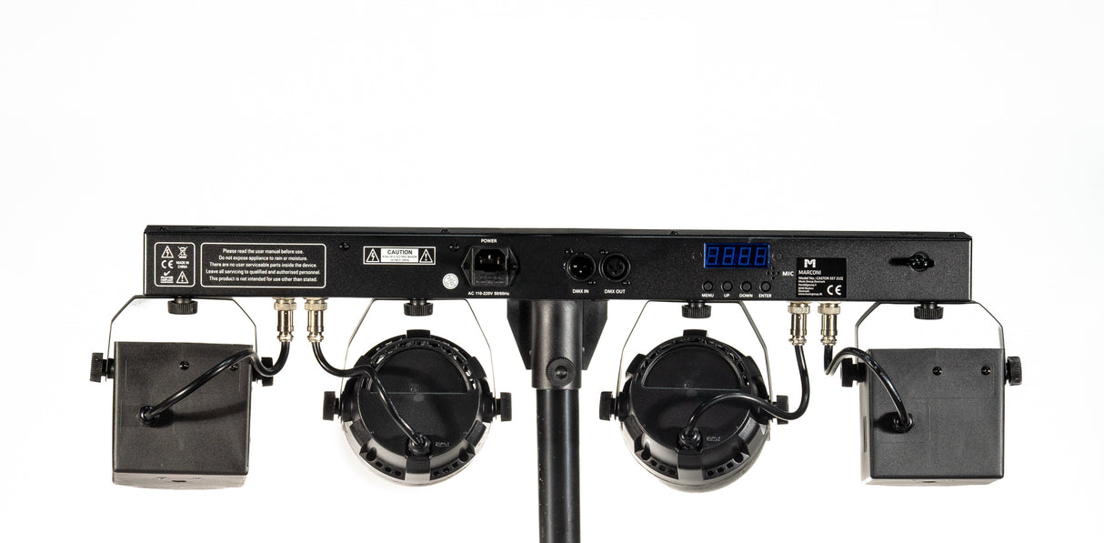 Marconi Castor Party Light Package (derby, wash, strobe)