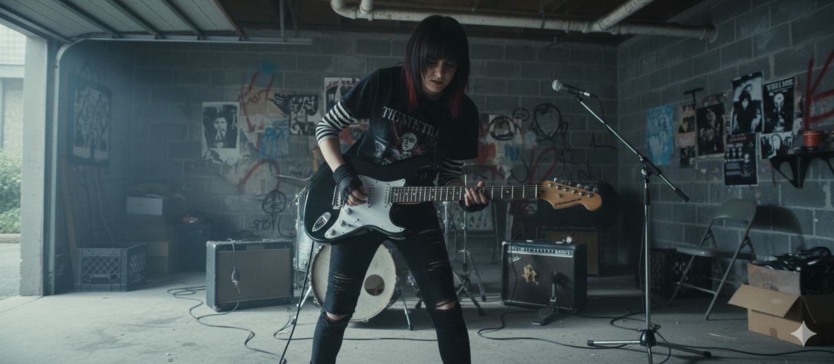 Grooveland ST Electric Guitar (Black)