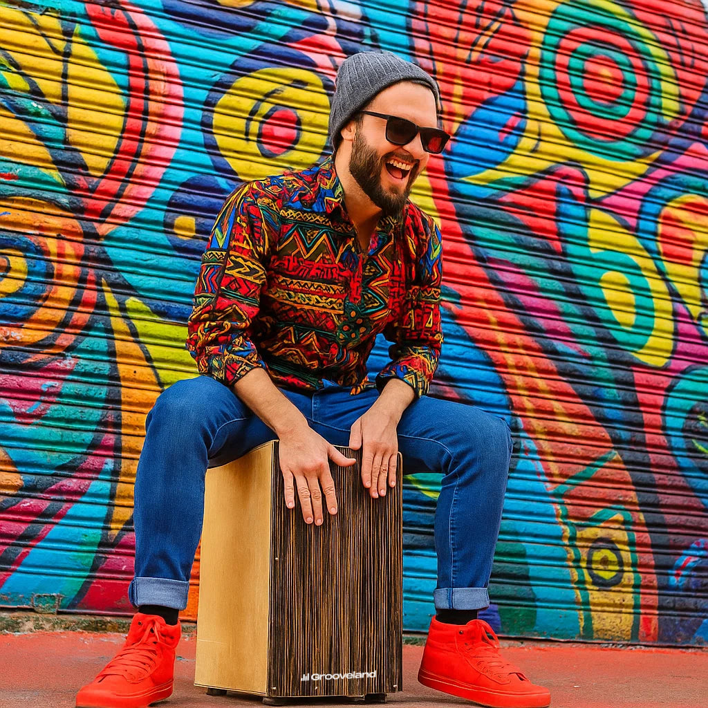 Grooveland Cajon (Black Walnut)