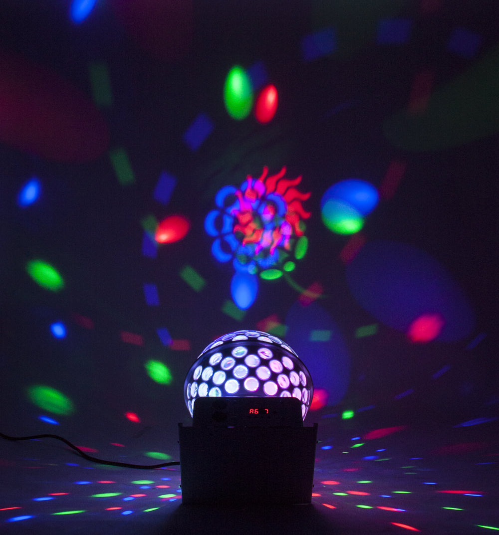 Ibiza LED Disco Ball RGBW