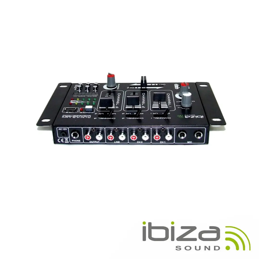Ibiza DJ21-MKII 4-channel DJ Mixer