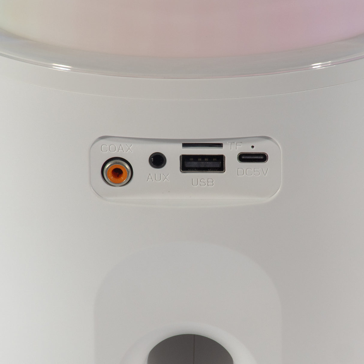 PartyZone Karaoke Set with 2 Microphones (White)