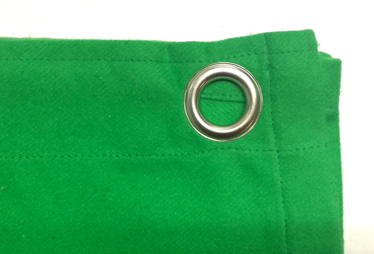 Green Screen Backdrop with eyelets (width x height)