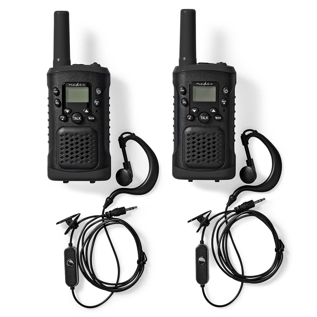 Nedis Walkie Talkie Set with Headset (Up to 6km)