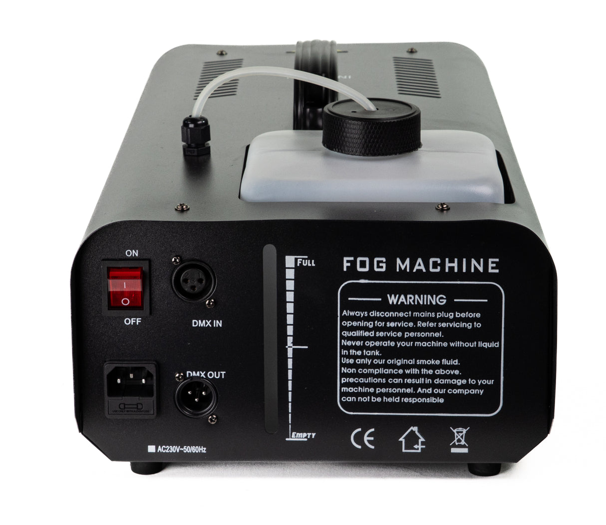 Marconi Fog Machine (1500 watt + 6 x RGB LEDs)