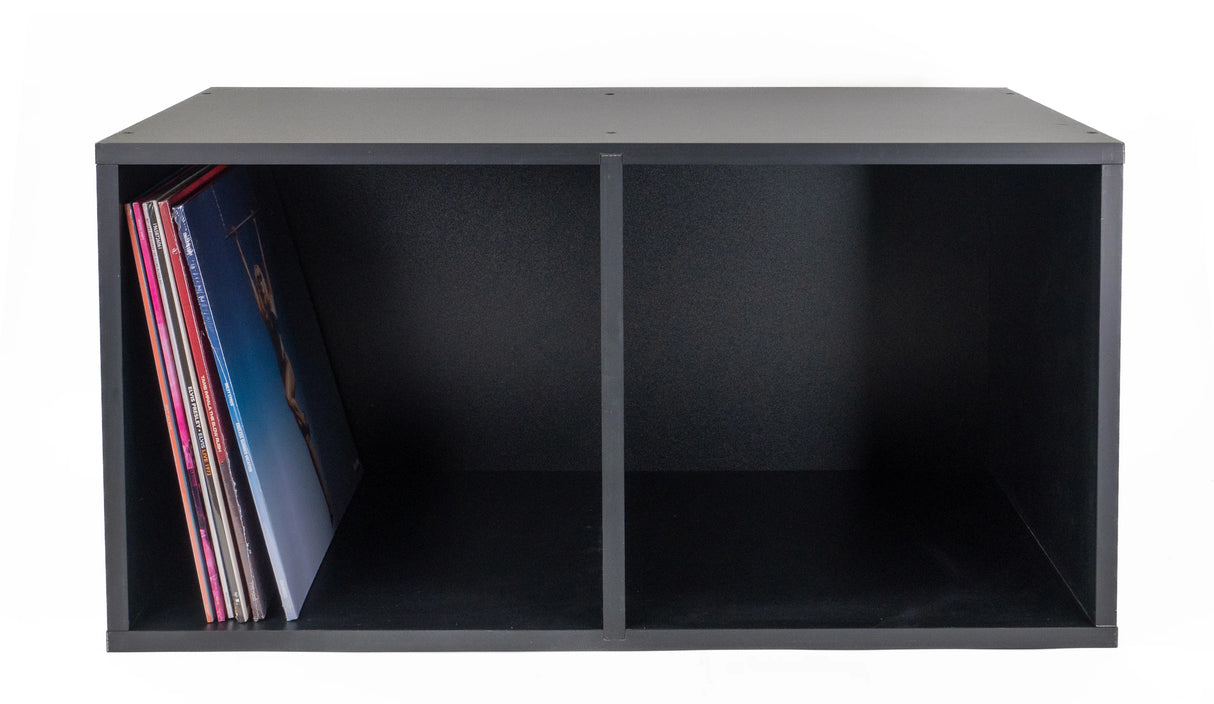 Studio 57 Storage Shelf for Vinyl Records (71.5 x 36.5 cm, Black)