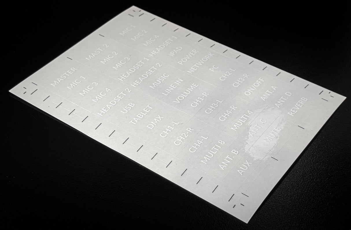 Sticker Sheet (Stickers, Wireless Systems, Mixers & DJs)