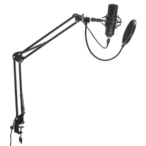 BST STM300-PLUS Streaming Microphone Set (Black)