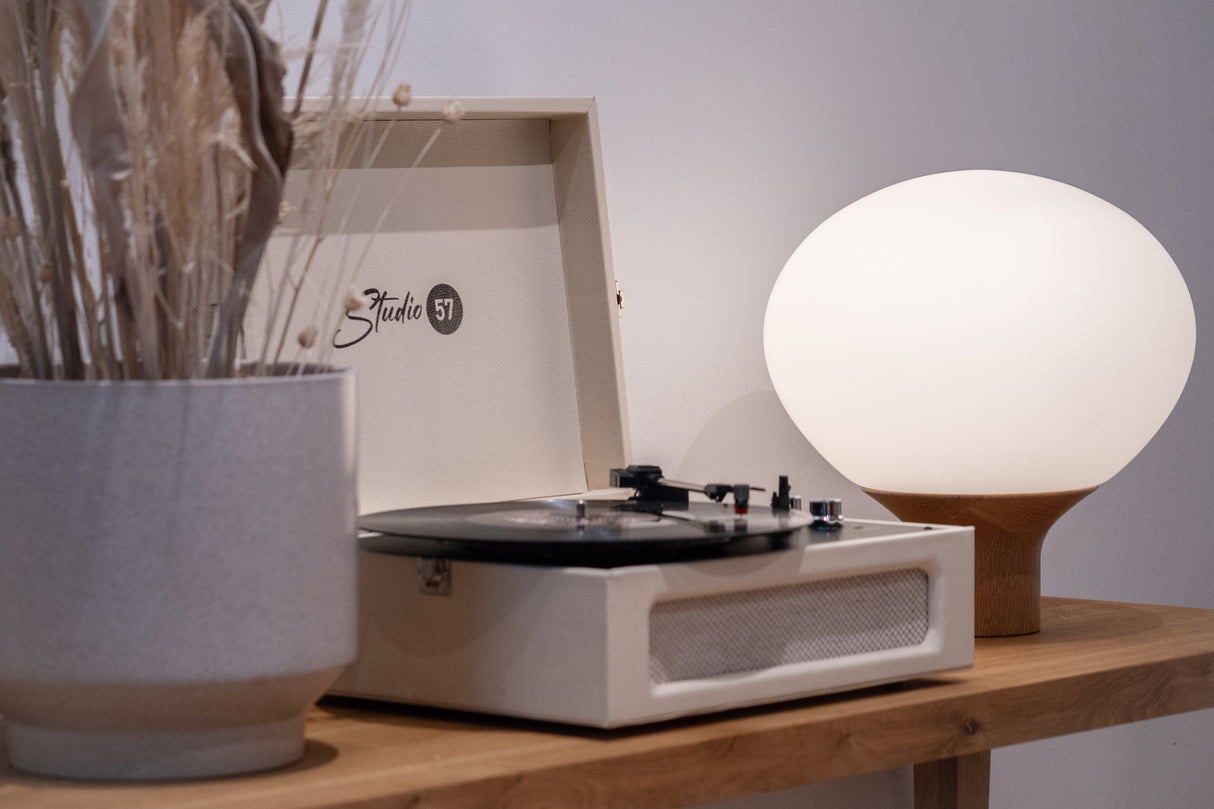 Studio 57 Groovy Turntable (White)