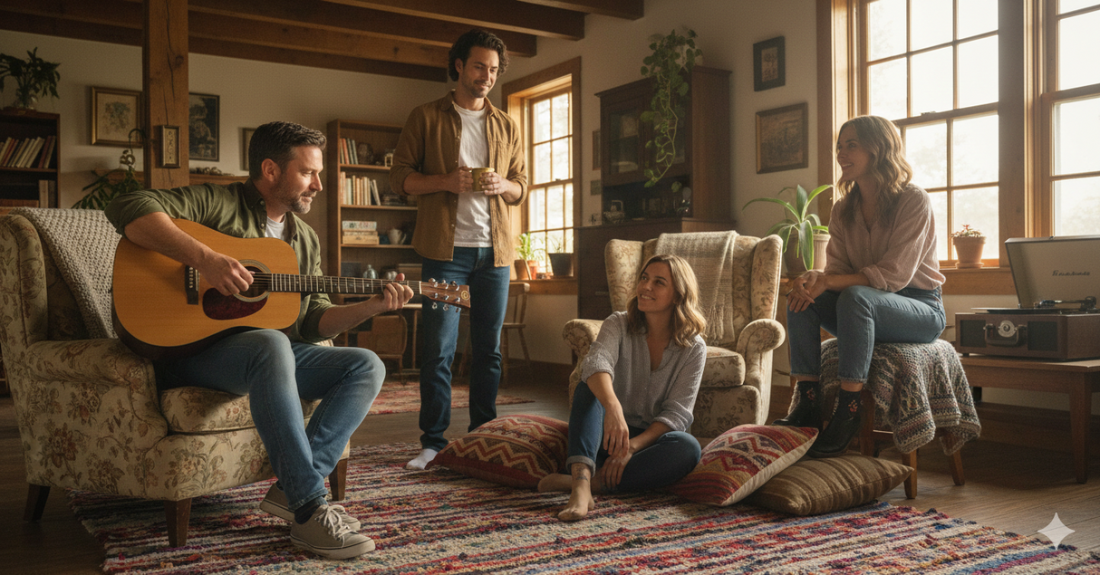 Grooveland Western Guitar with pickup