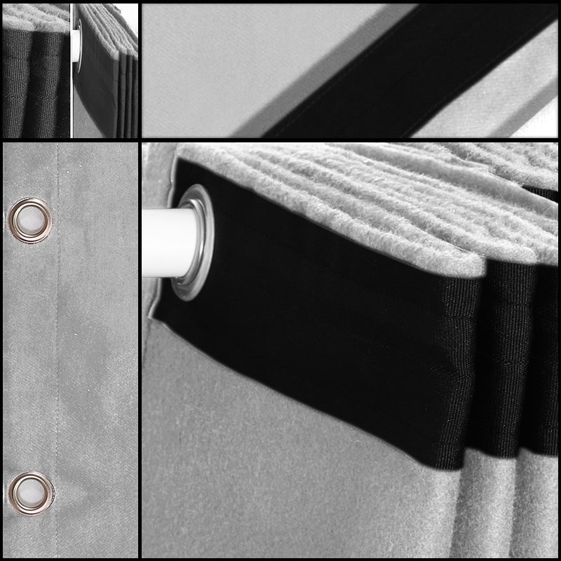 Molton Backdrop with Eyelets (Light Grey)