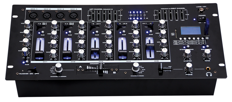 BST AT-218 DJ Mixer 6 kanaler med Bluetooth