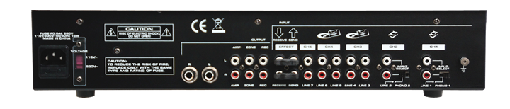 BST AT-218 DJ Mixer 6 kanaler med Bluetooth