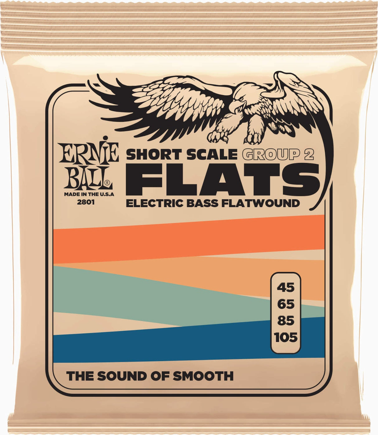 Ernie Ball 2801 Flatwound GR2 Short Scale