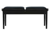 GEWA Piano bench Deluxe Double - Black high gloss