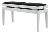 GEWA Piano bench Deluxe Double - White matte