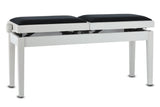 GEWA Piano bench Deluxe Double - White matte