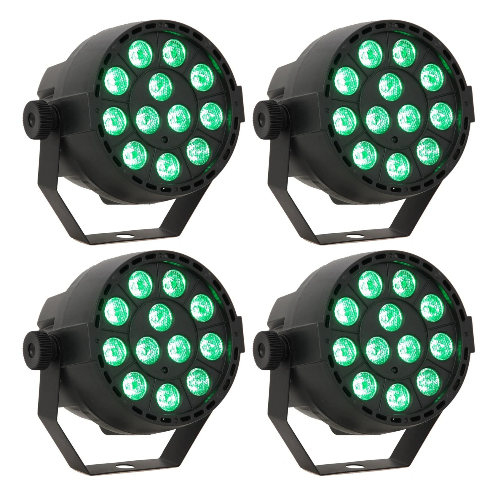 LED Spot Multicolor with remote control (12x3W) 4 pcs. Bundle