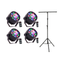 LED PAR-ASTRO 2-in-1 Disco Light & Perfex Light Stand