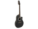 DiMavery RB-300 Roundback Guitar - Black
