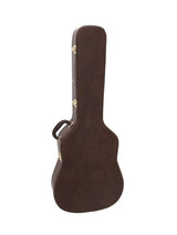 DiMavery Flightcase Western Guitar, Brown 