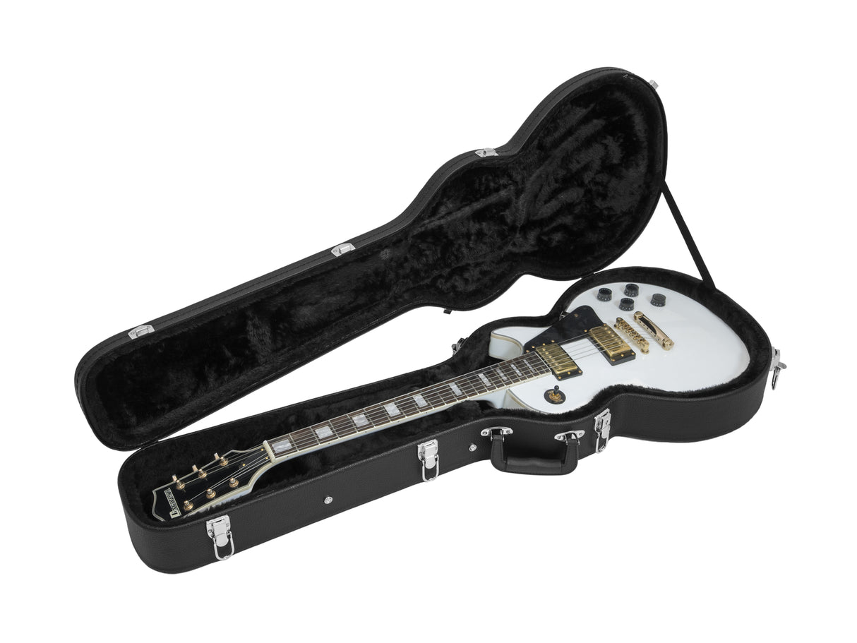 DiMavery Flightcase Electric-Guitar LP, Black