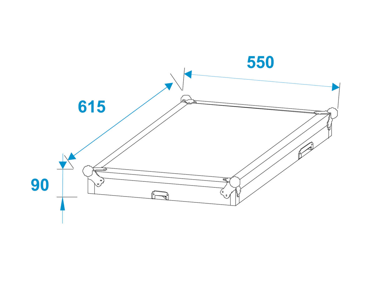 Roadinger Combo Case Pro 17U with wheels