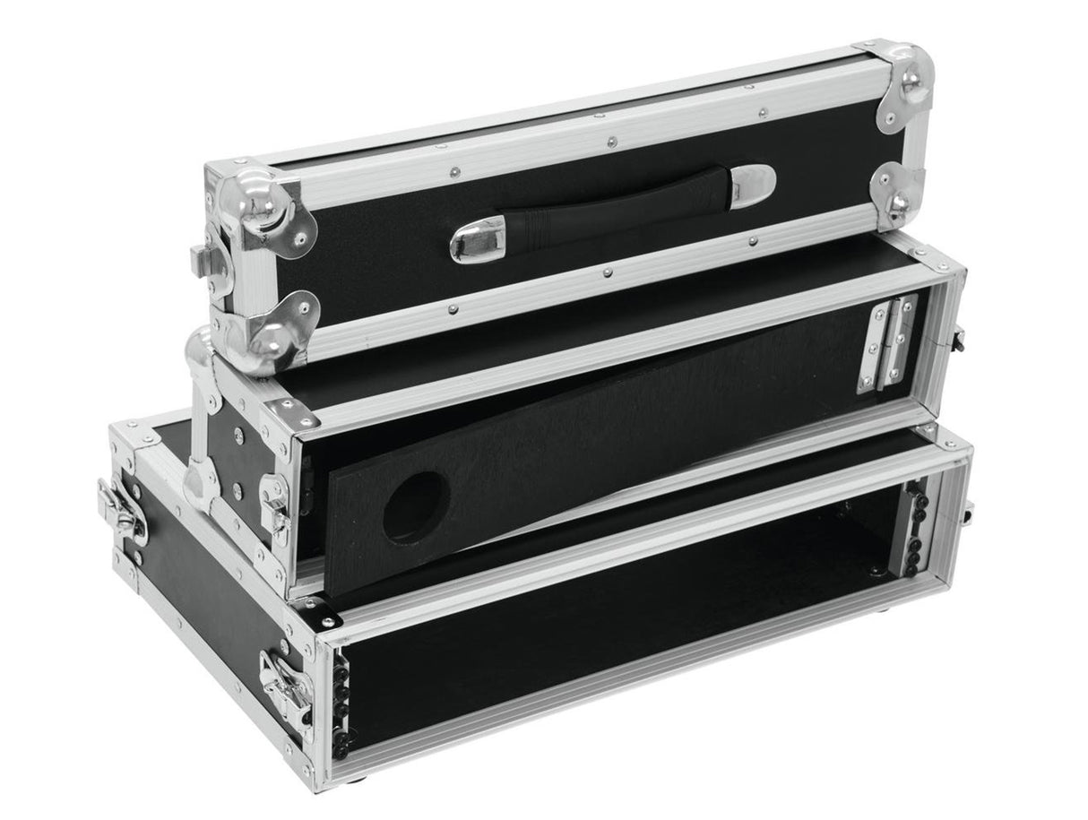 Flight case for wireless microphone systems