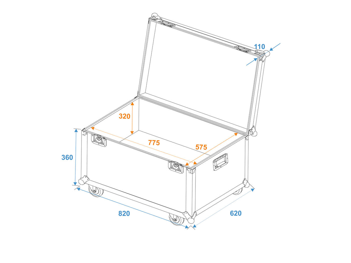 Eurolite Transport Flightcase with Wheels