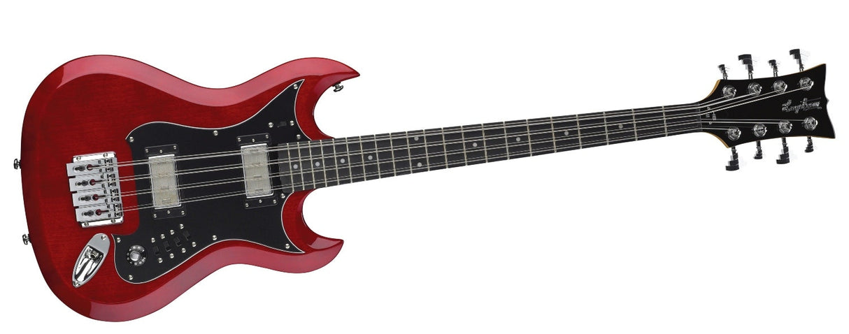 Hagstrom H8II 8-stringed Bass Wild Cherry Transparent