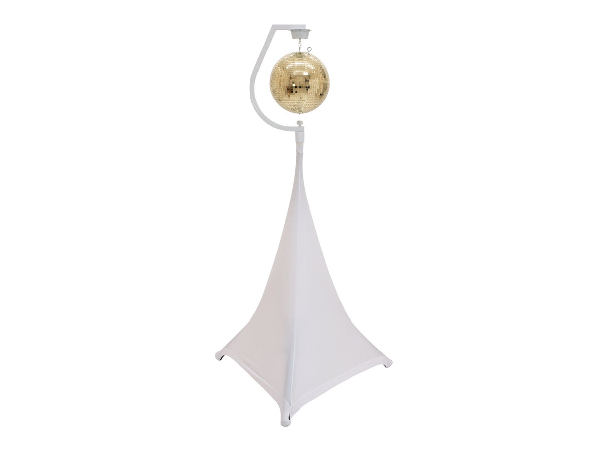 Holder with motor for mirror balls up to 50cm (White)