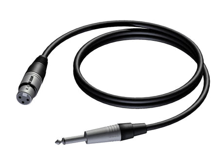 ProCab câble haut-parleur  2 x 1,5 mm² Jack > XLR, 10 m