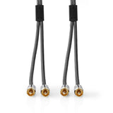 Premium Stereo Phono cable (1m)