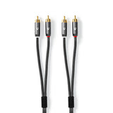 Premium Stereo Phono cable (1m)