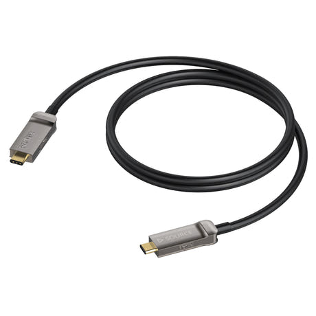 ProCab USB C câble optique actif 4K@60 Hz Displayport 15 m