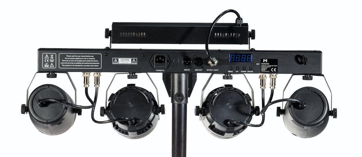 Marconi Castor Party Light Package (wash, strobe, UV, ball)