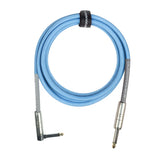 Grooveland Tweed Angle Guitar Cable (3m - Blue)