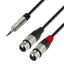 Adapter Cable 3.5 mm MiniJack stereo to 2 x XLR female (6m)