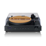 Lenco LS-700 Turntable with Speakers, Black (2x110W)