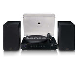 Lenco LS-700 Turntable with Speakers, Black (2x110W)