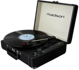 Madison Vintage Turntable with Bluetooth (Black)